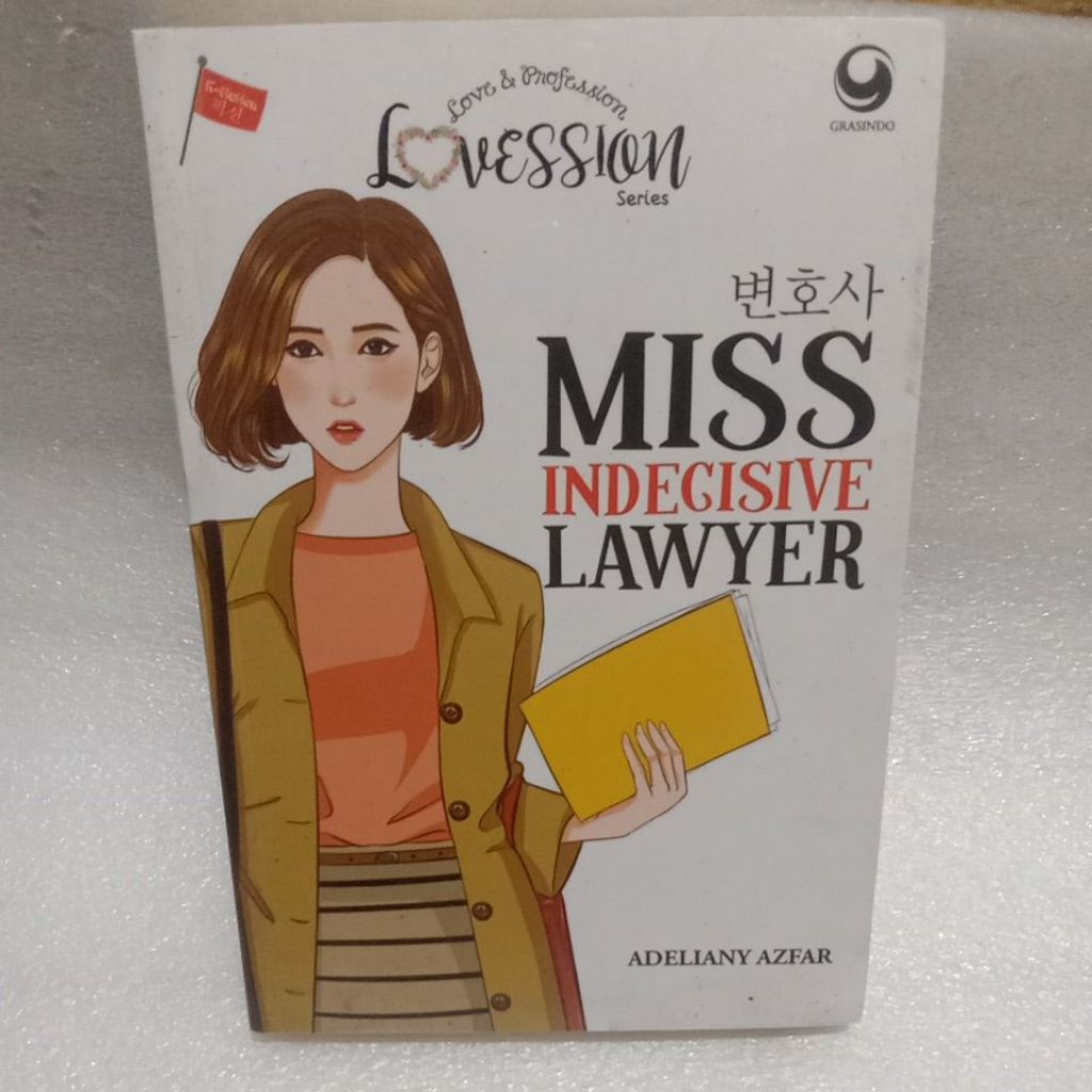 buku novel Miss Indegisive Lawyer by Adeliany Azfar
