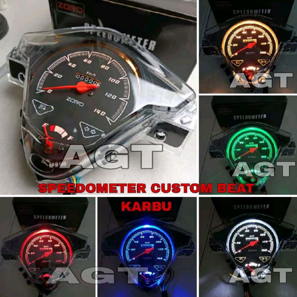 Speedometer Custom Standar pnp Beat Karbu / speedometer Beat Lama Custom Standar / Speedometer Beat 