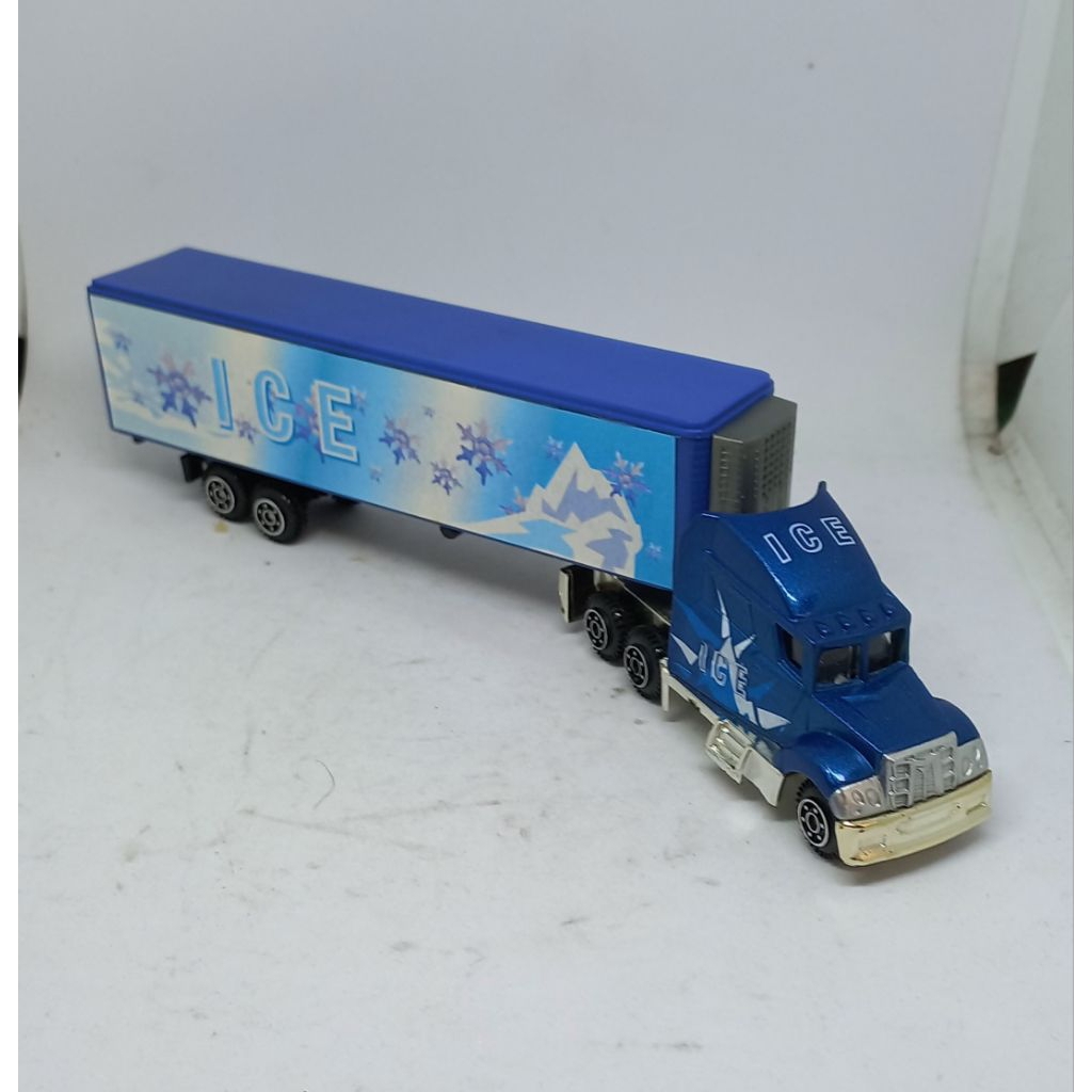 motormax motor max kenworth style refrigerated trailer truck loose diecast 1/87 (t)