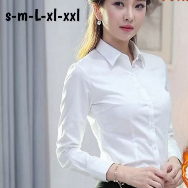 Kemeja hitam polos  putih polos wanita kemeja hitam formal wanita hrm polos hitam wanita. HITAM PANJ