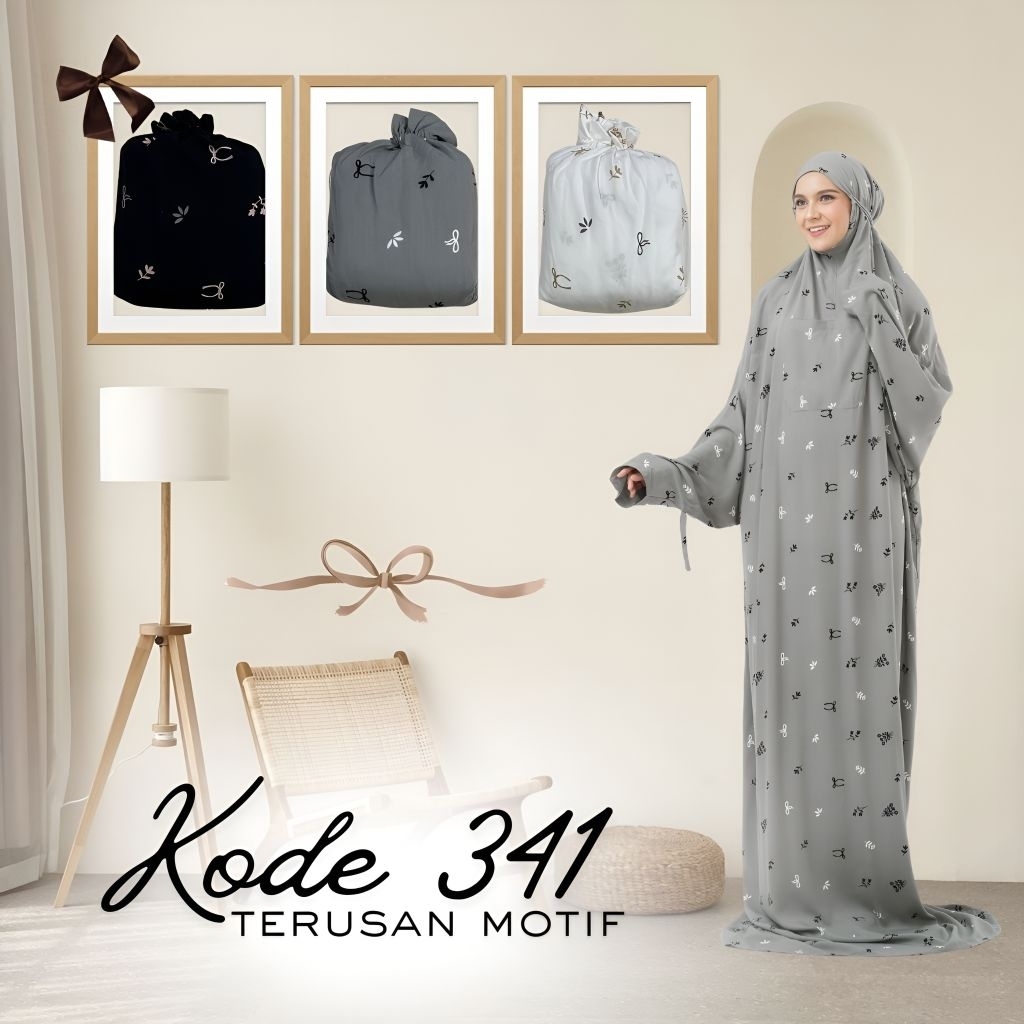 Mukena Hadramaut Motif