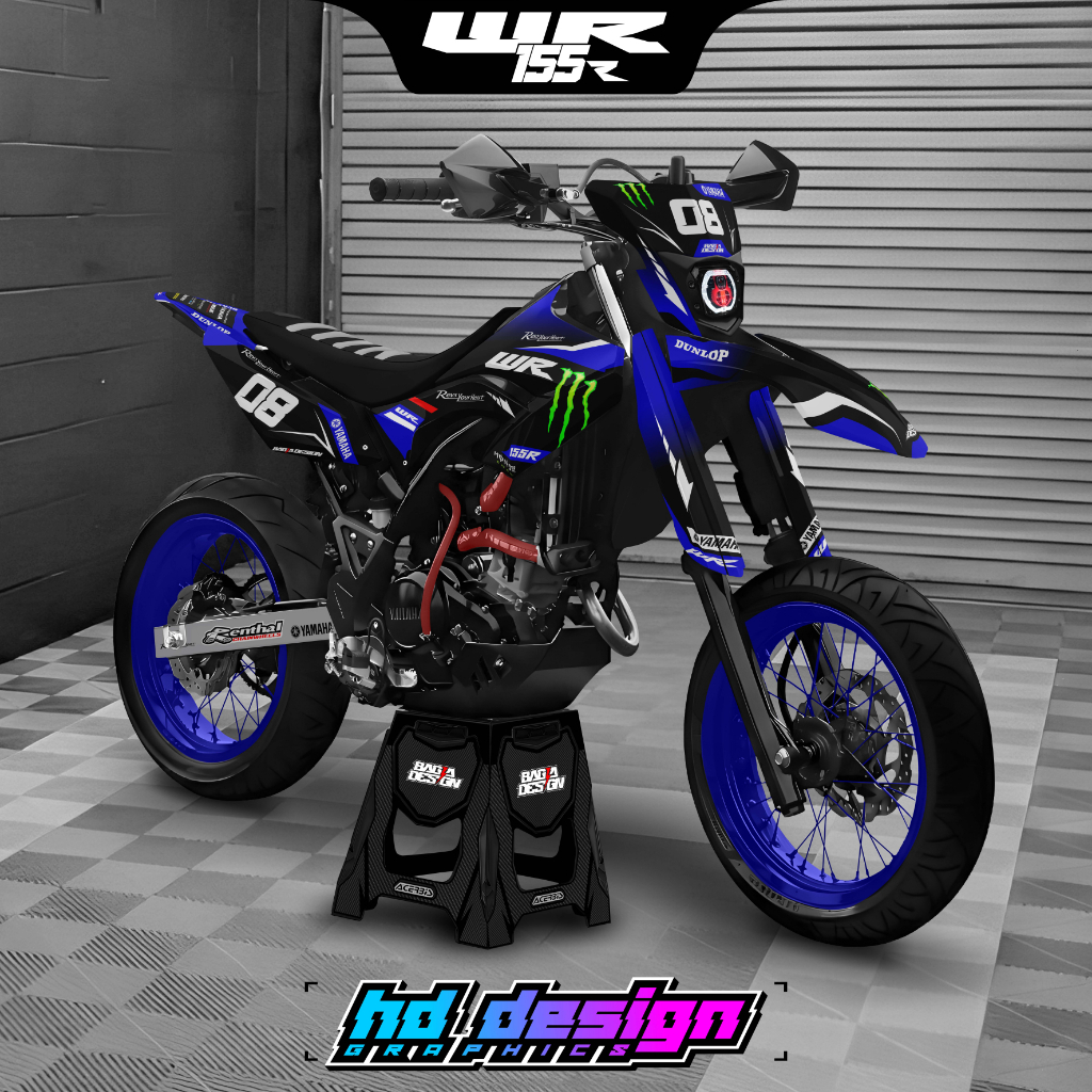 DECAL STIKER YAMAHA WR 155 decal yamaha wr155