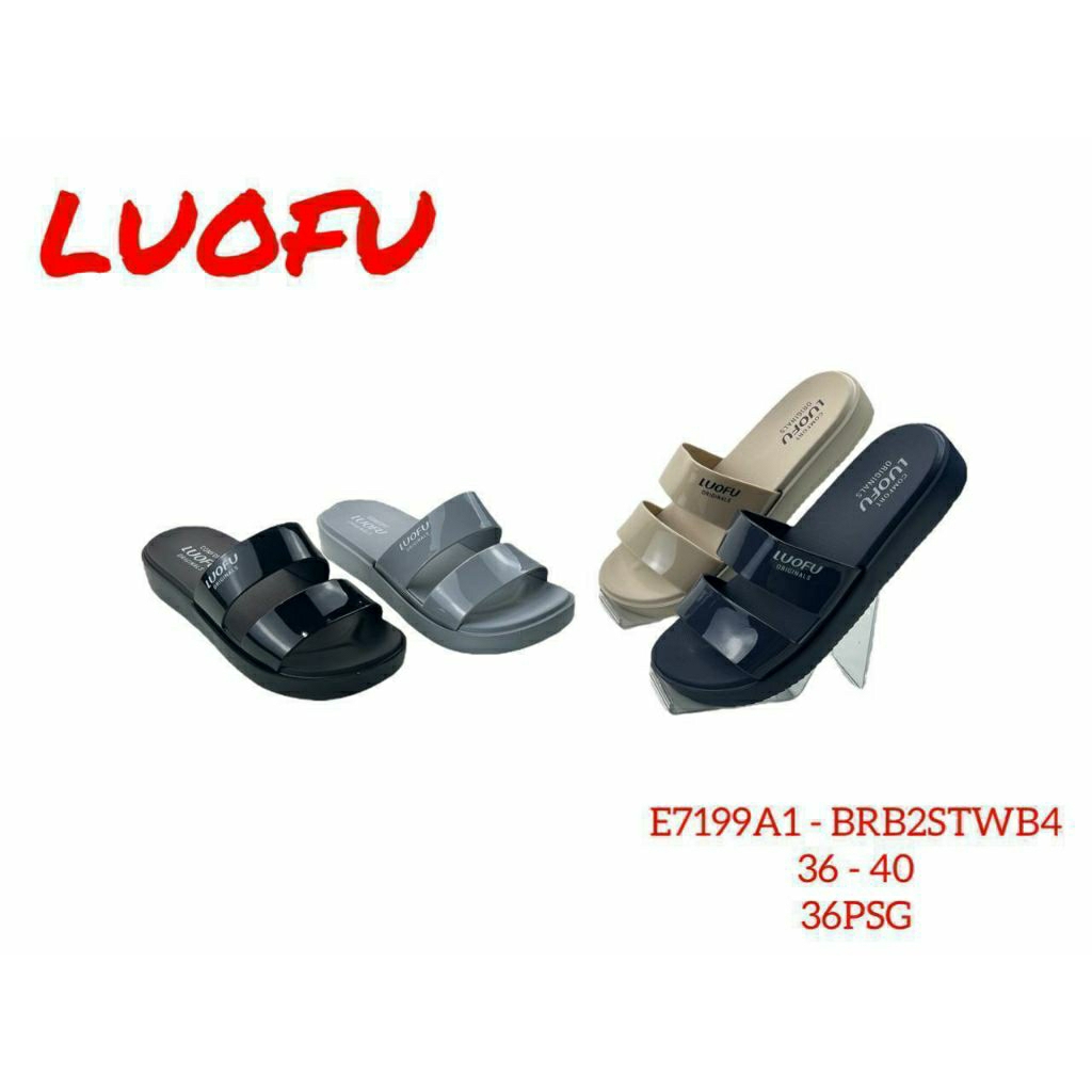 Sandal Luofu Selop Ban 2 Luofu Import E7199A1