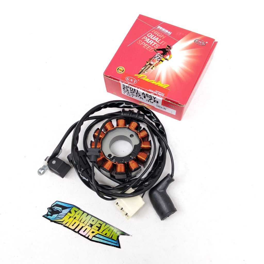 Pengapian Spull Spool Spul Spoel Stator Assy Vespa Matic LX S 3V G25178 GNT Racing Kualitas Bagus