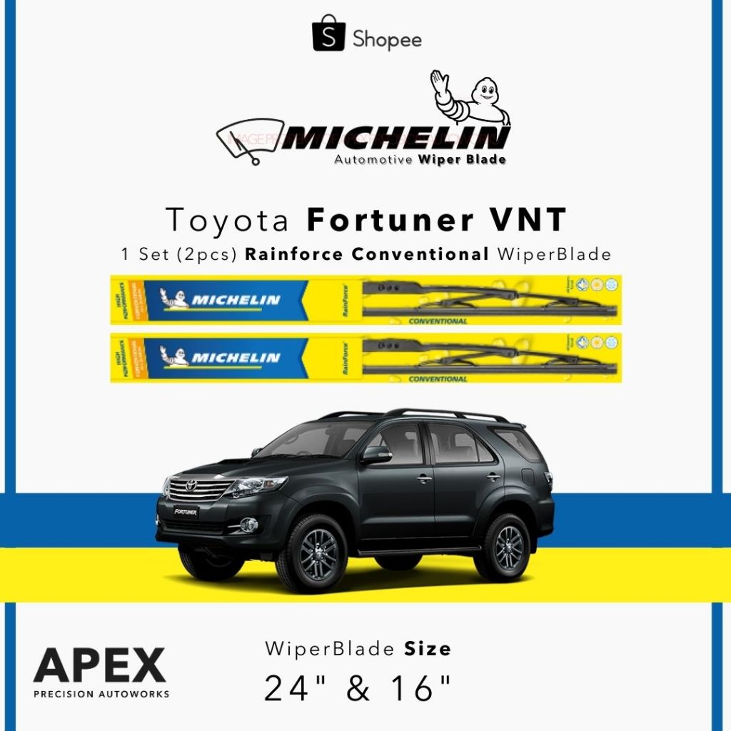 MICHELIN RAINFORCE CONVENTIONAL WIPER FOR FORTUNER VNT