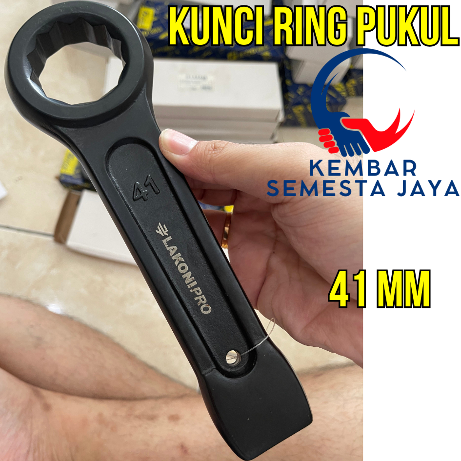 JETJO 300302 SLOGGING WRENCH 41mm Kunci RING Breaker PUKUL Hantam Palu IMPACT Ketok Gedor Baut Besar