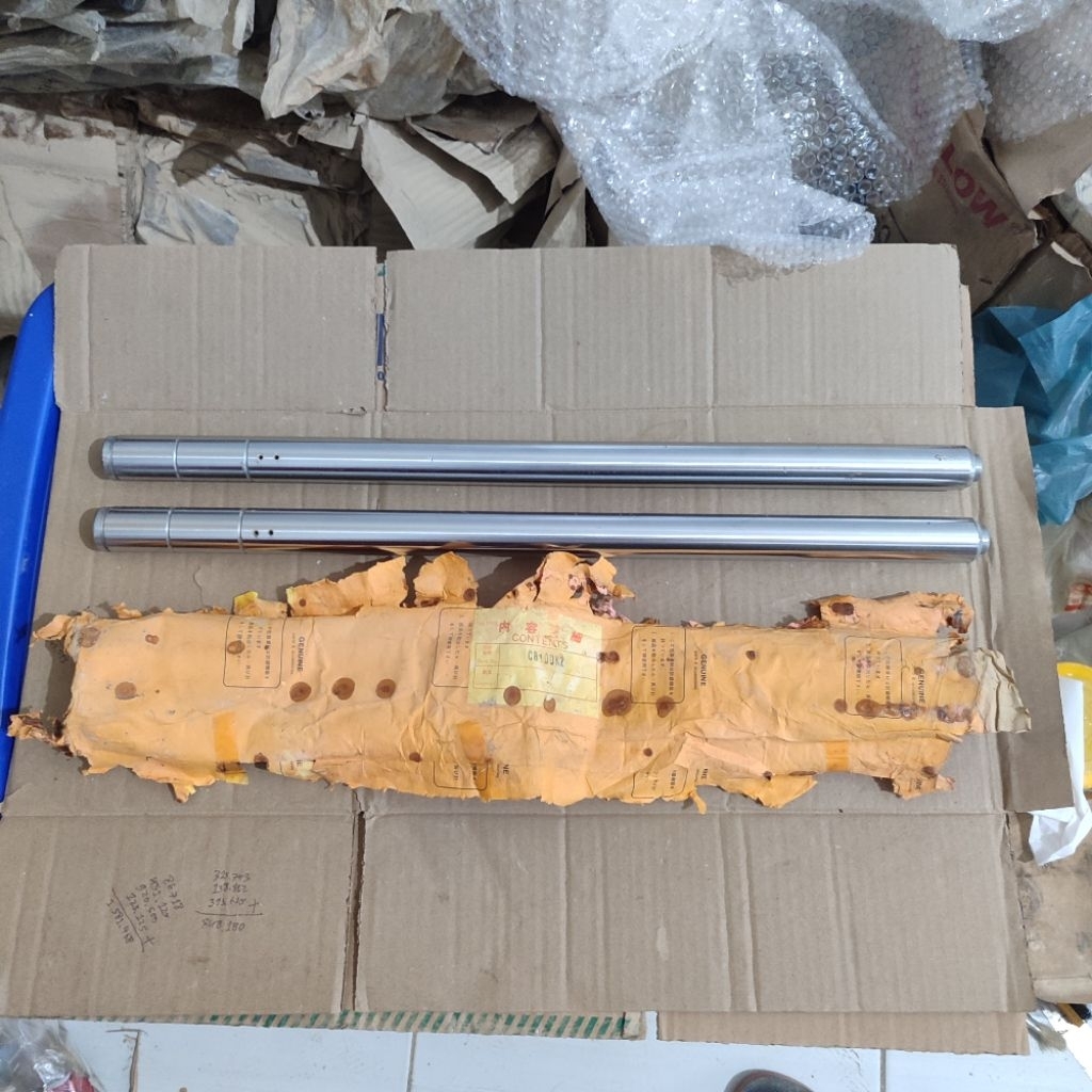 pipa as shock shok sok skok depan honda S90 S90Z S110 benly CB100 CB100K0 CB100K1 CB100K2 CL100 nos