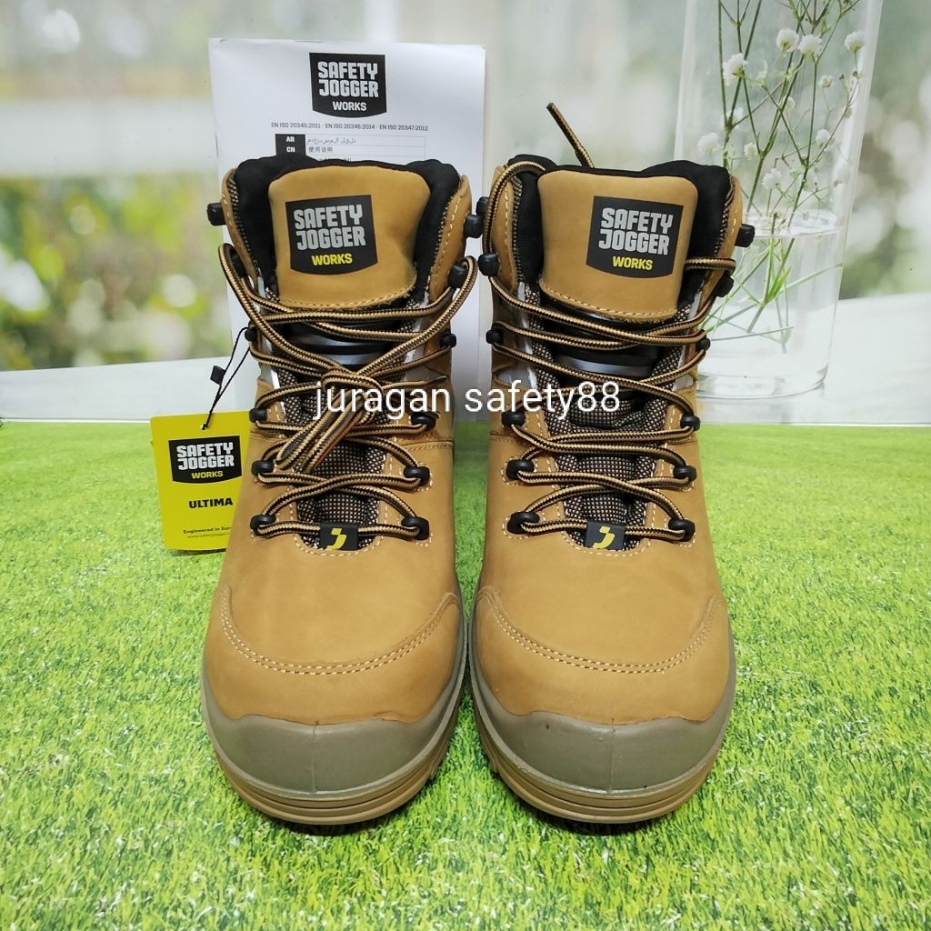 Sepatu Safety Jogger S3 Ultima Cream Original