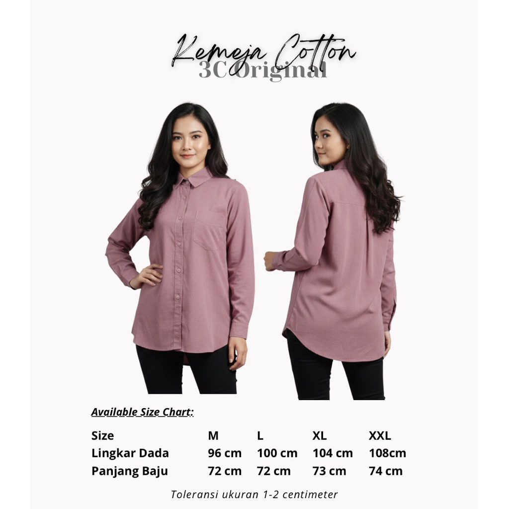 KEMEJA 3C ORIGINAL ||ershopbranded