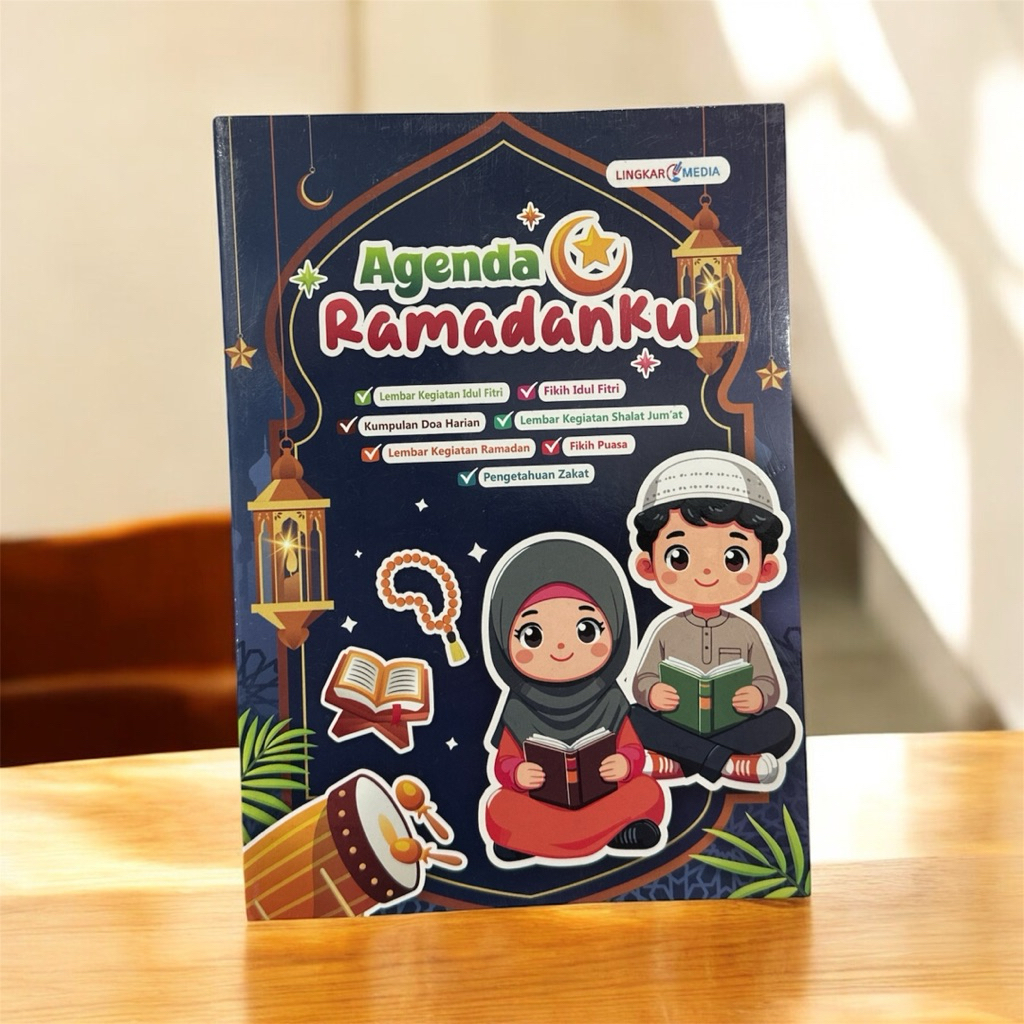 Buku Jurnal Ramadhan / Agenda Ramadhan Puasa Untuk Anak Full Colour Penerbit Lingkar Media
