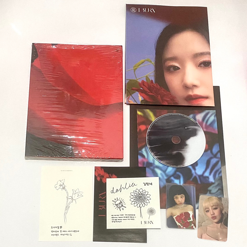 [Unsealed] Album I Burn (g)i-dle i-dle gidle miyeon minnie soyeon yuqi shuhua flower winter fire ver