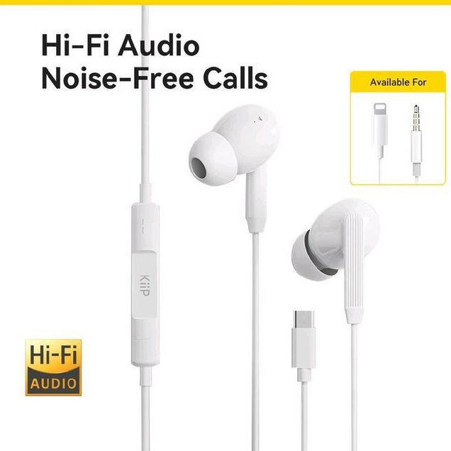 Bose - IE Wired Earphone Headset Kabel 110cm Aux 3.5mm TYPE C Lightning Jack Audio With Mic in-Ear