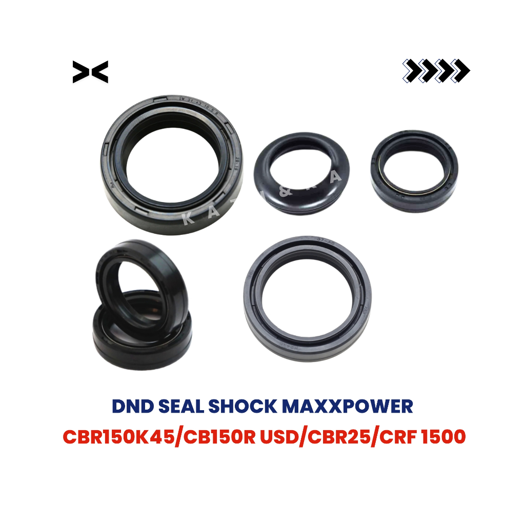 Seal Shock Depan CBR150 K45 / CB150R USD / CBR250 / CRF150 – Maxxpower DND