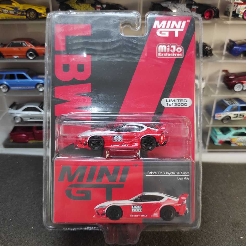 MINI GT 290 - LBWORKS Toyota GR Supra Liqui Moly Blister Packaging