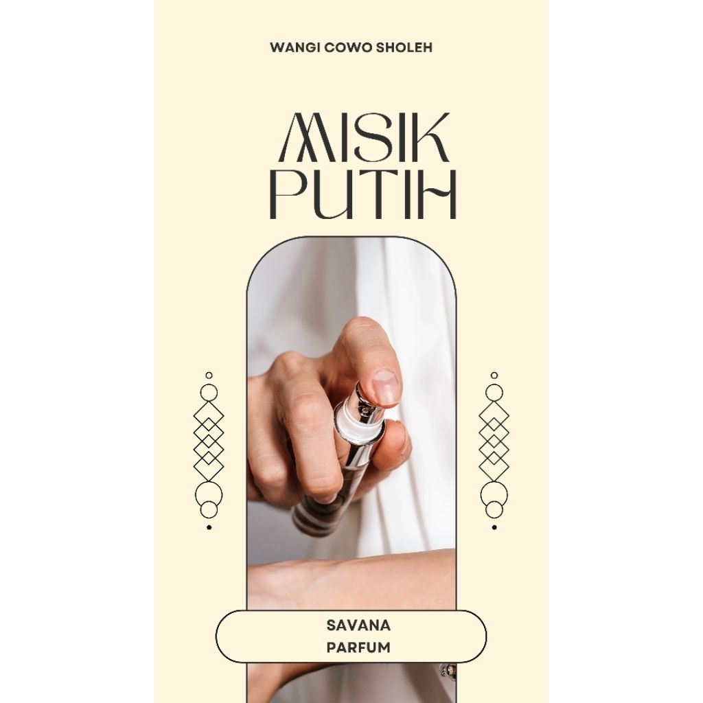 PARFUM IBADAH MISIK PUTIH 30ML INCLUDE BOTOL
