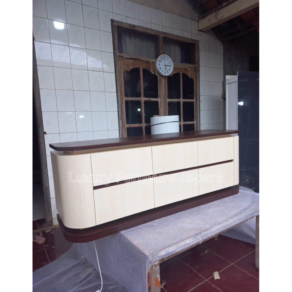 Meja tv minimalis/ meja tv estetik hpl no 05