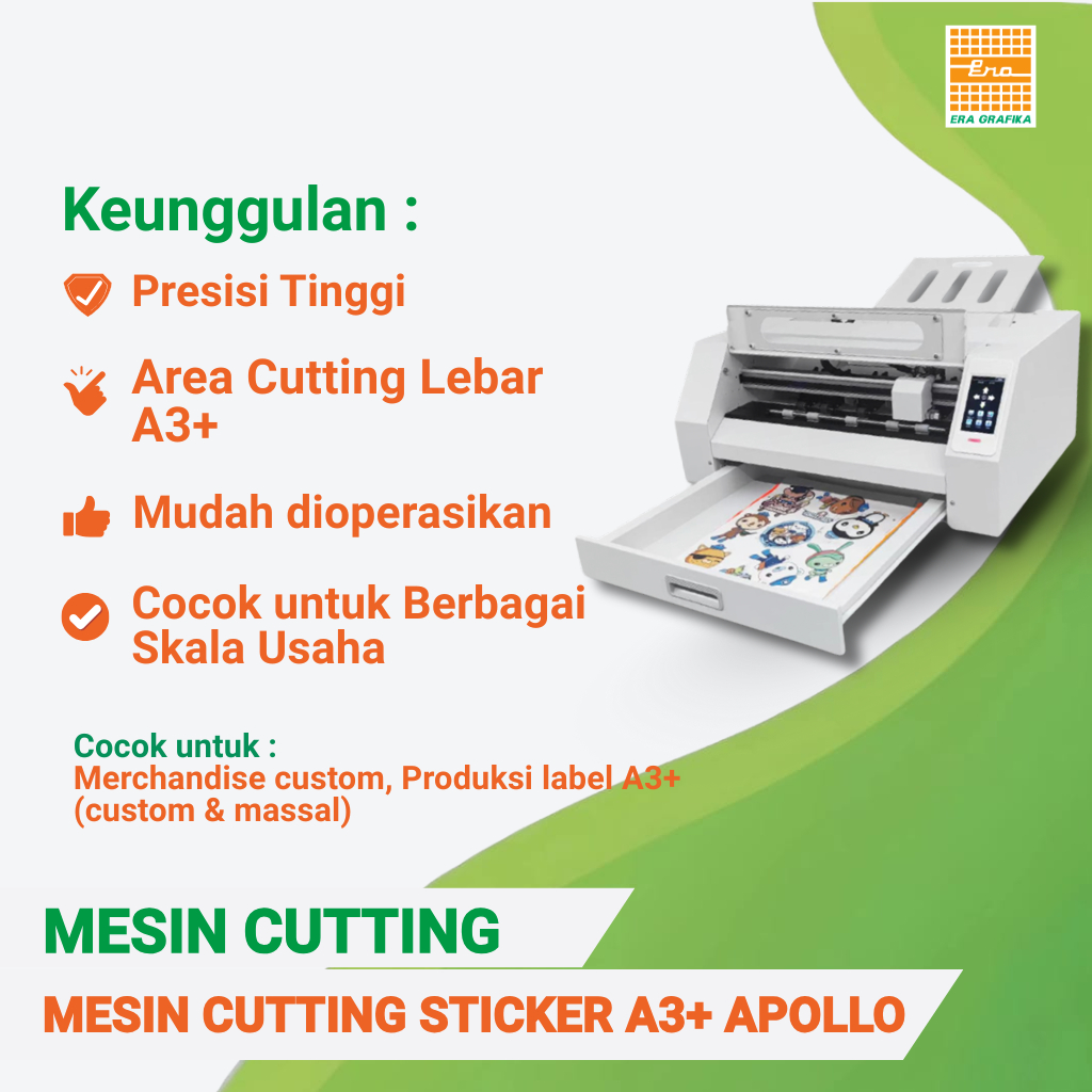 MESIN CUTTING | MESIN CUTTING STICKER A3+ APOLLO