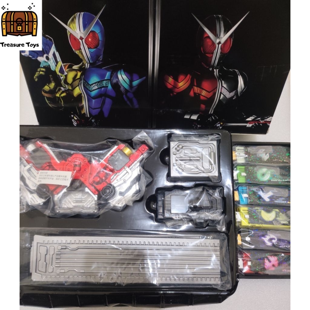 csm double driver gaia memory 2.0 kamen rider double recast cyclone joker heat metal luna trigger