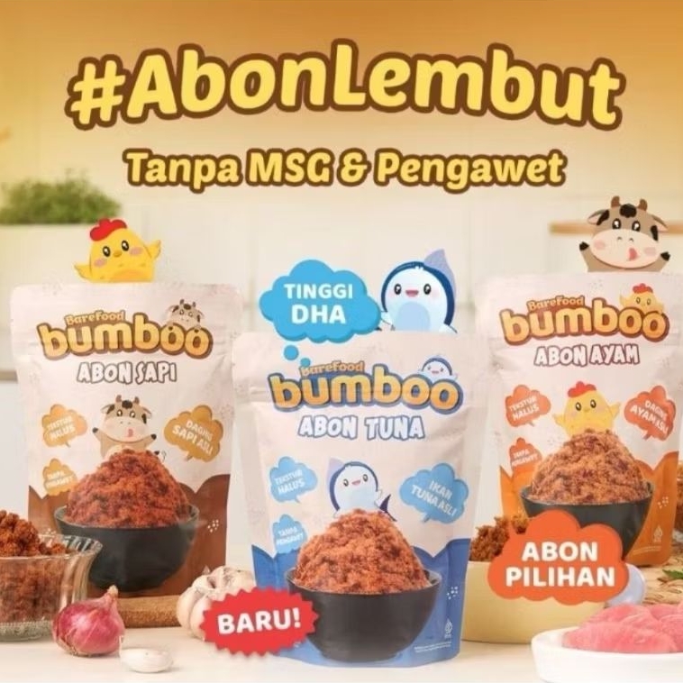 Bumboo ABON - sapi, ayam, tuna