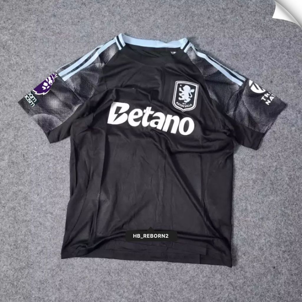 JERSEY BOLA ASTON VILLA AWAY 2025/2026 GRADE ORI TOP QUALITY / BAJU SEPAK BOLA DEWASA PRIA