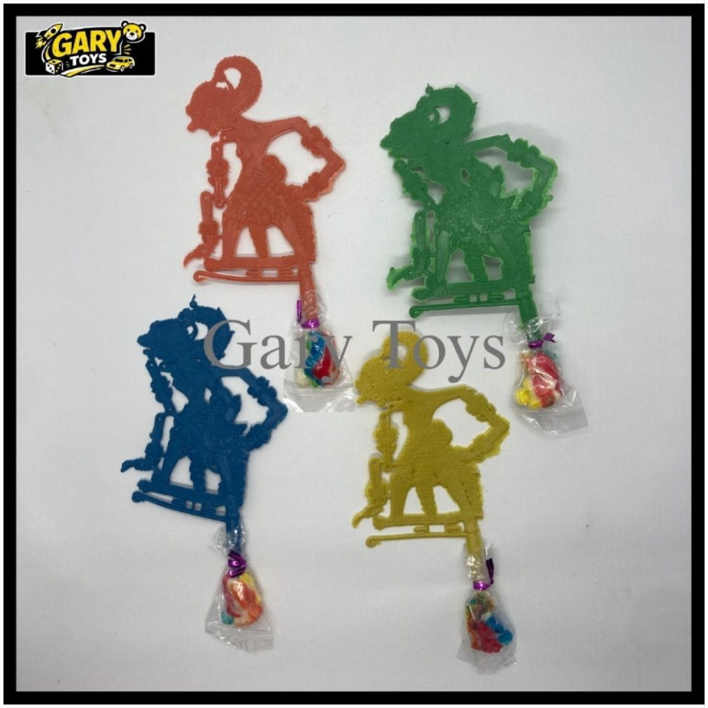 Wayang Plastik Permen Jadul Lolipop Mainan Anak