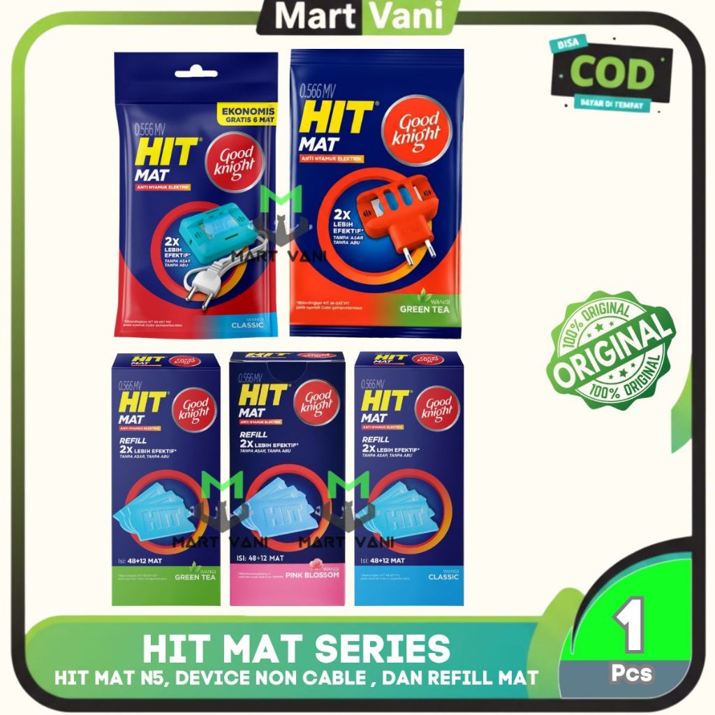 PROMO!!!! HIT MAT SERIES - HIT MAT ELEKTRIK ANTI NYAMUK - HIT ELEKTRIK MAT DAN REFILL