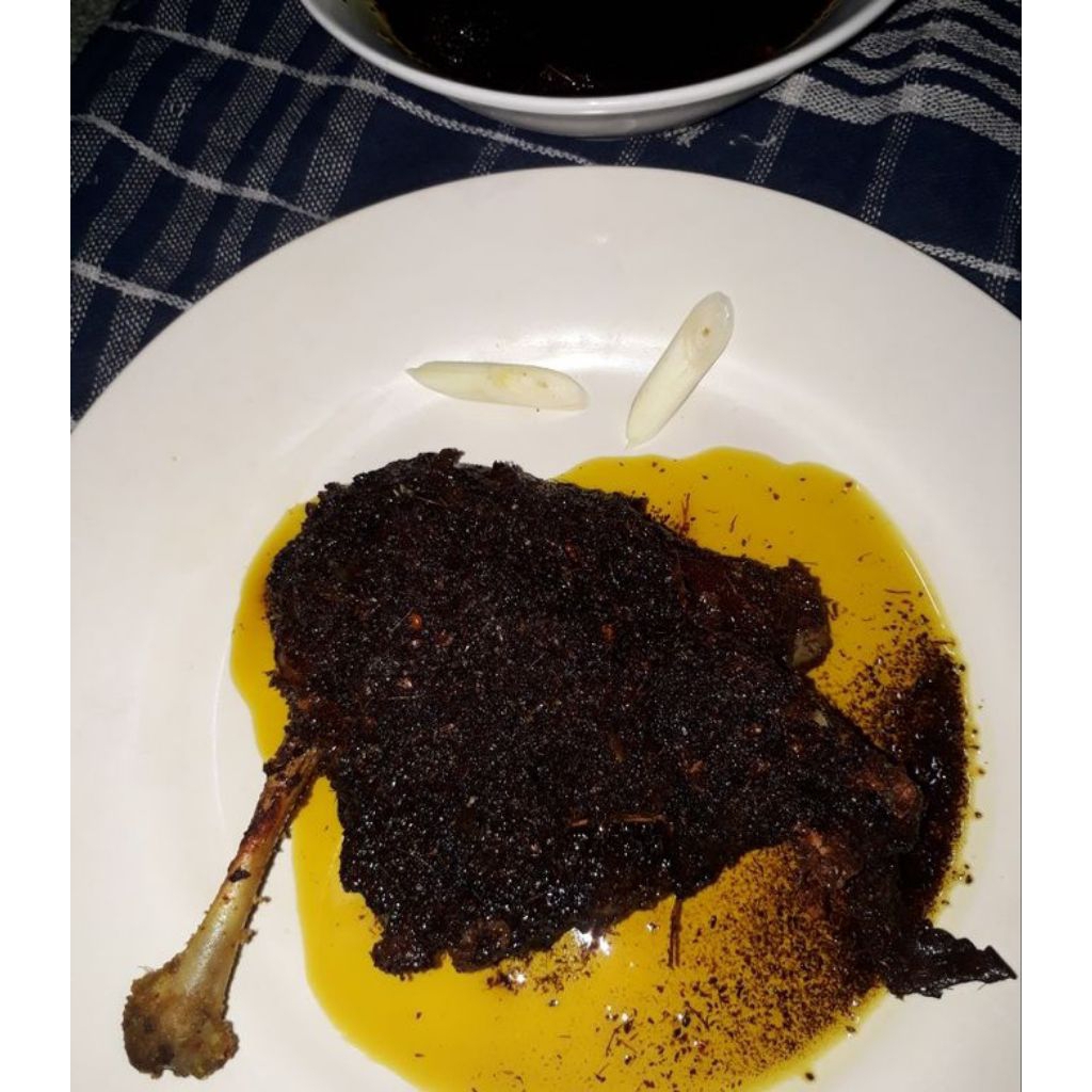 Ayam ungkep Bumbu Hitam super empuk Premium, potong kemasan vakum