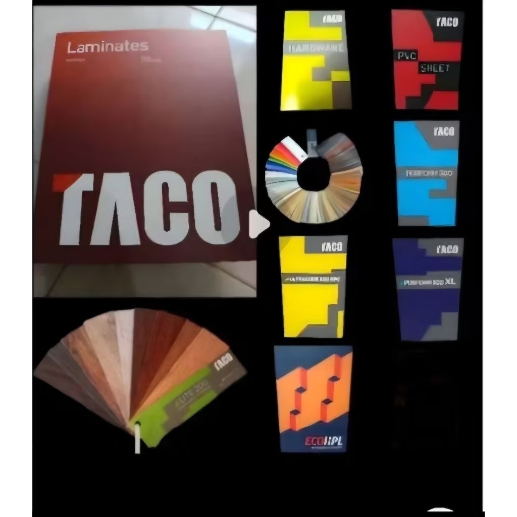 katalog lengkap Taco master book vinyl pvc sheet edging 2026