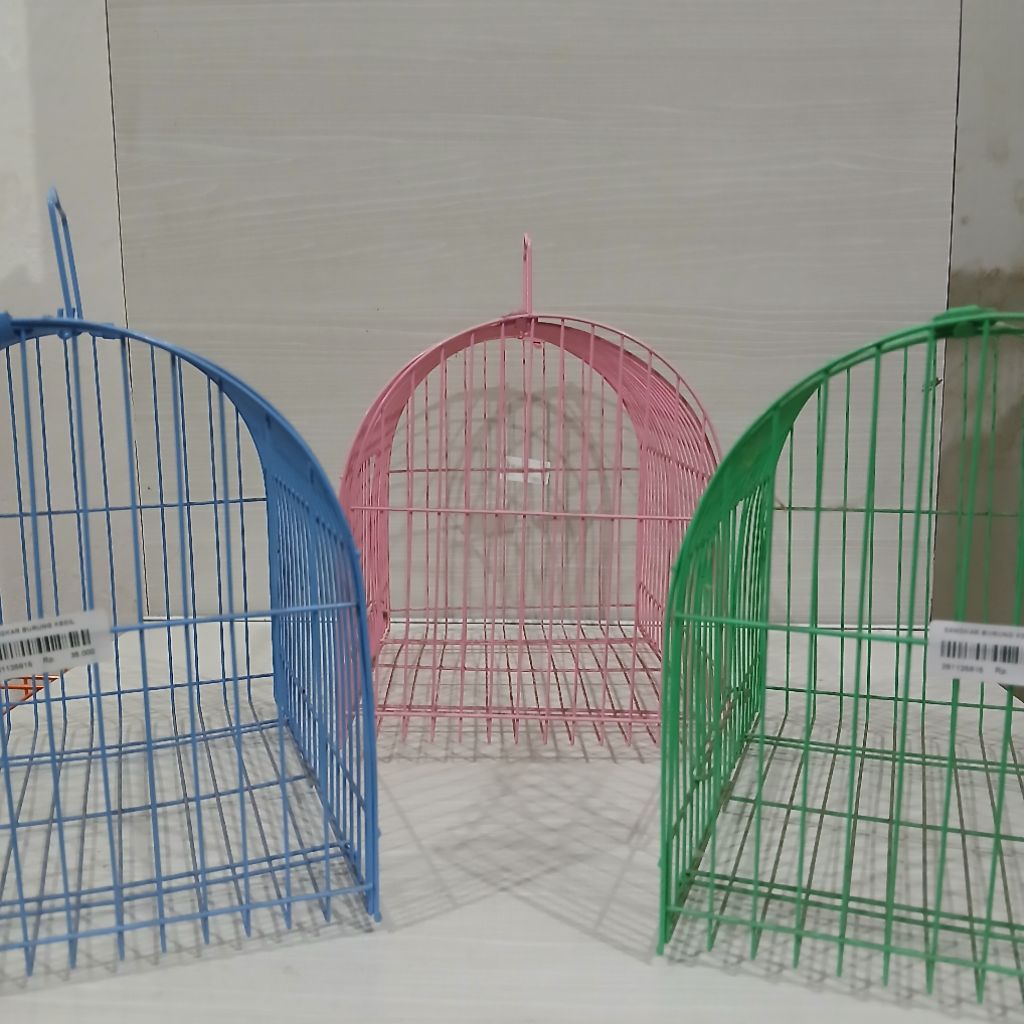 0815 SANGKAR BURUNG BESI KECIL / MINI WARNA