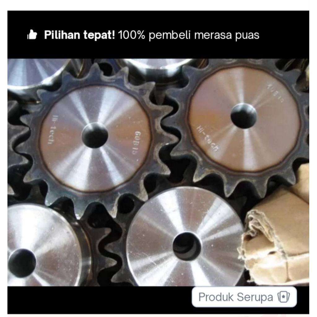 Gear Sprocket single rs 50 x 18 gir rs 50=18t