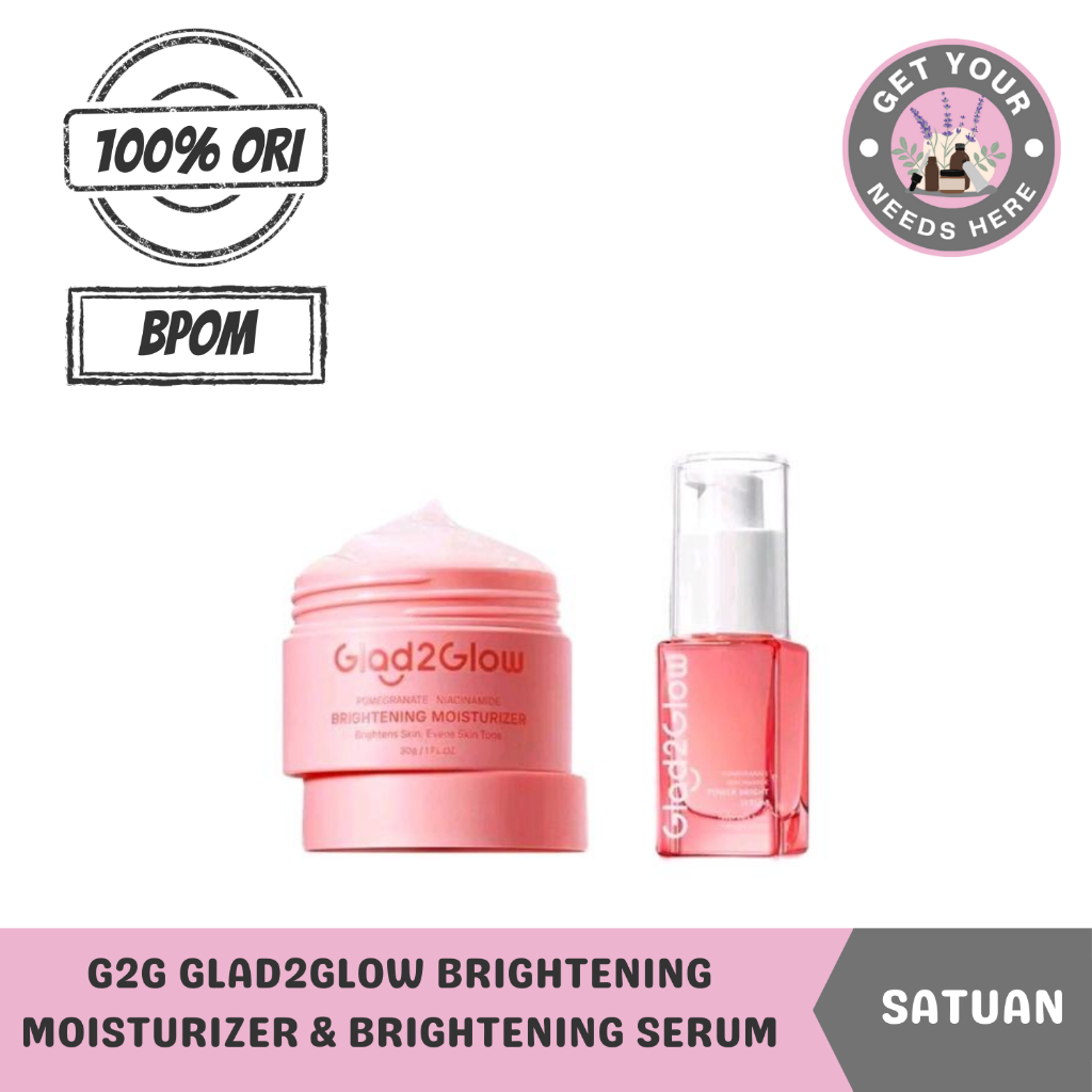G2G GLAD2GLOW BRIGHTENING MOISTURIZER/SERUM