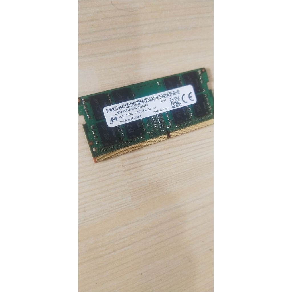 ram laptop sodimm ddr4 2666 - 16gb micron normal jaya