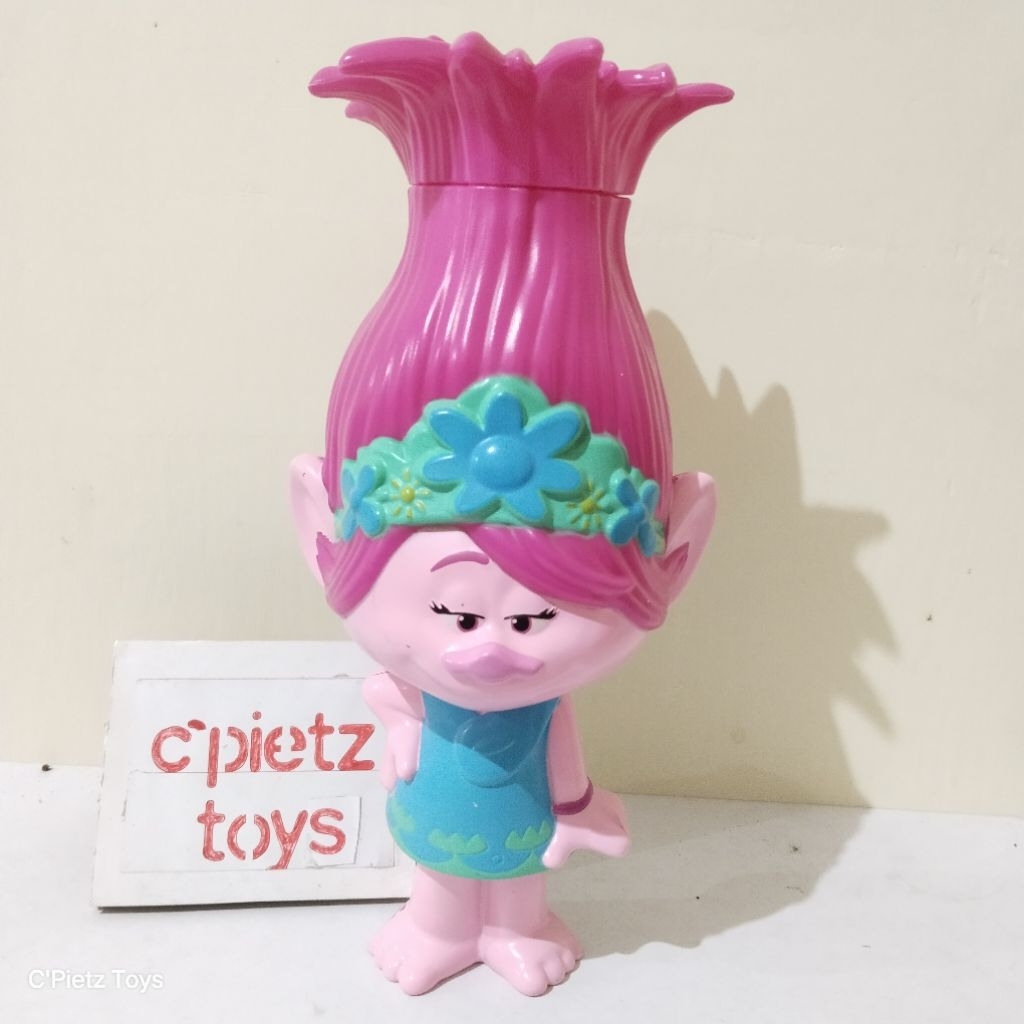 Tumbler / Botol Minum Trolls Poppy - Trolls World Tour Series (Second/Preloved)