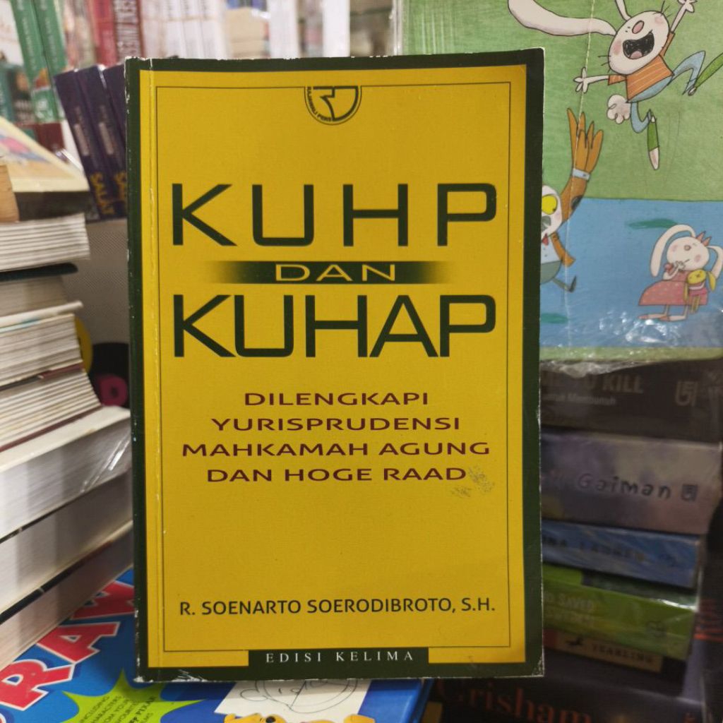 Buku KUHP DAN KUHAP DILENGKAPI YURISPRUDENSI MAHKAMAH AGUNG DAN HOGE RAAD ORIGINAL