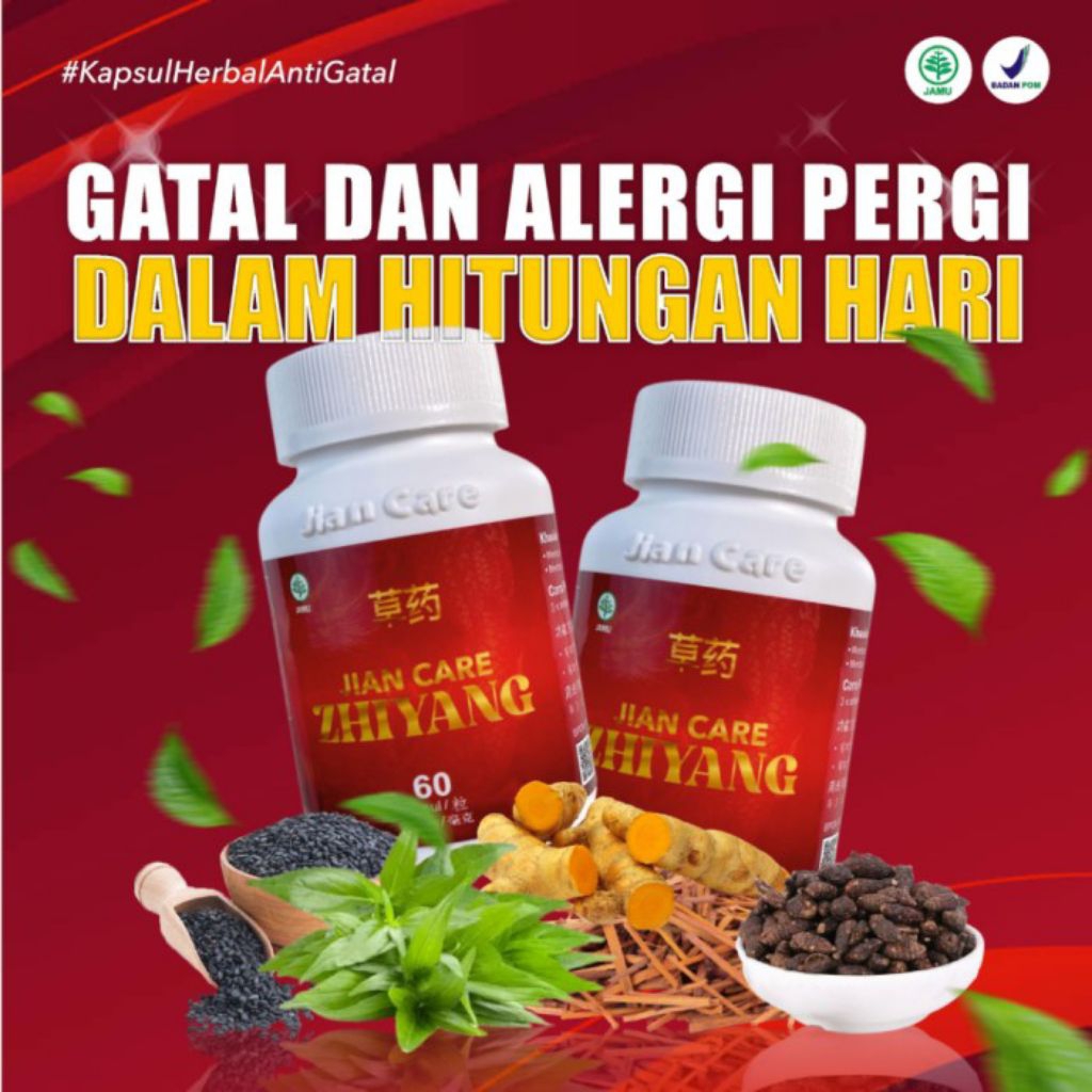 Jian Care ZHIYANG Original Obat Herbal Alami Untuk Atasi Gatal Pada Kulit Herbal BPOM