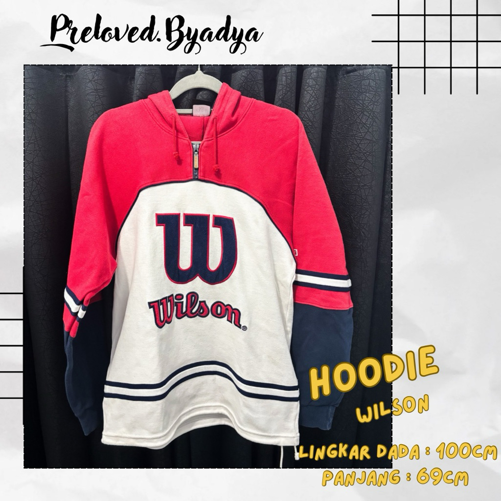 Preloved. Hoodie Wilson unisx original