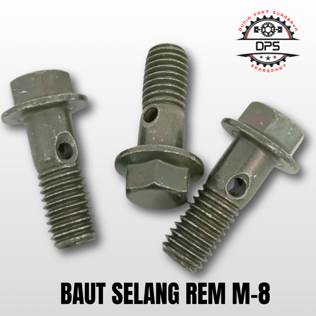 Baut Selang Rem Cakram M 8 Universal Baut Baud Selang Slang Disc Rem Cakram M8