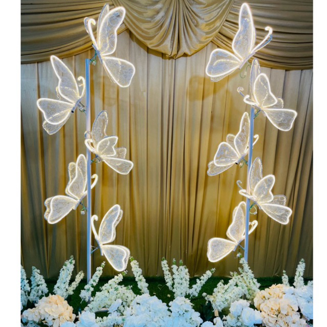 1 SET, LAMPU STANDING KUPU KUPU MINIMALIS ISI 5 FULL LED