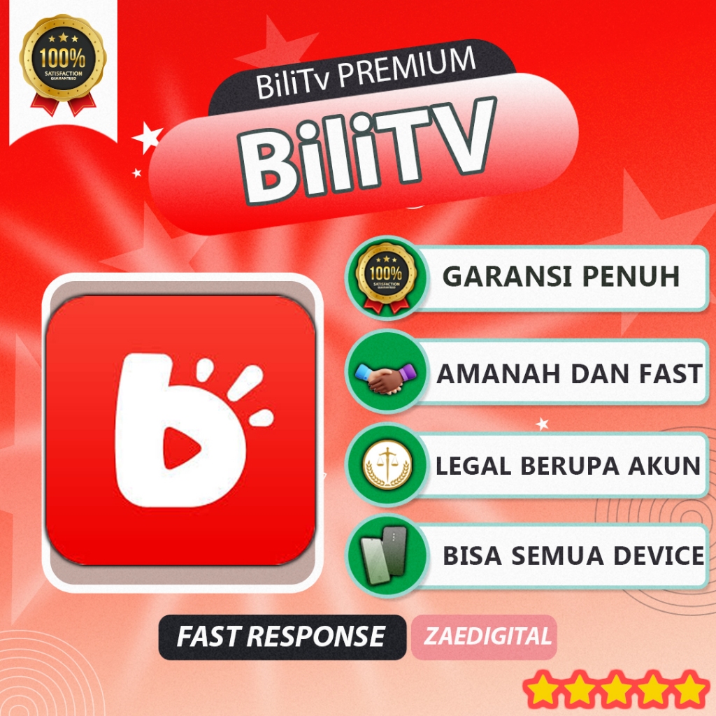 BiliTV PRIVATE AKUN VIP Premium Full Garansi AMANAH