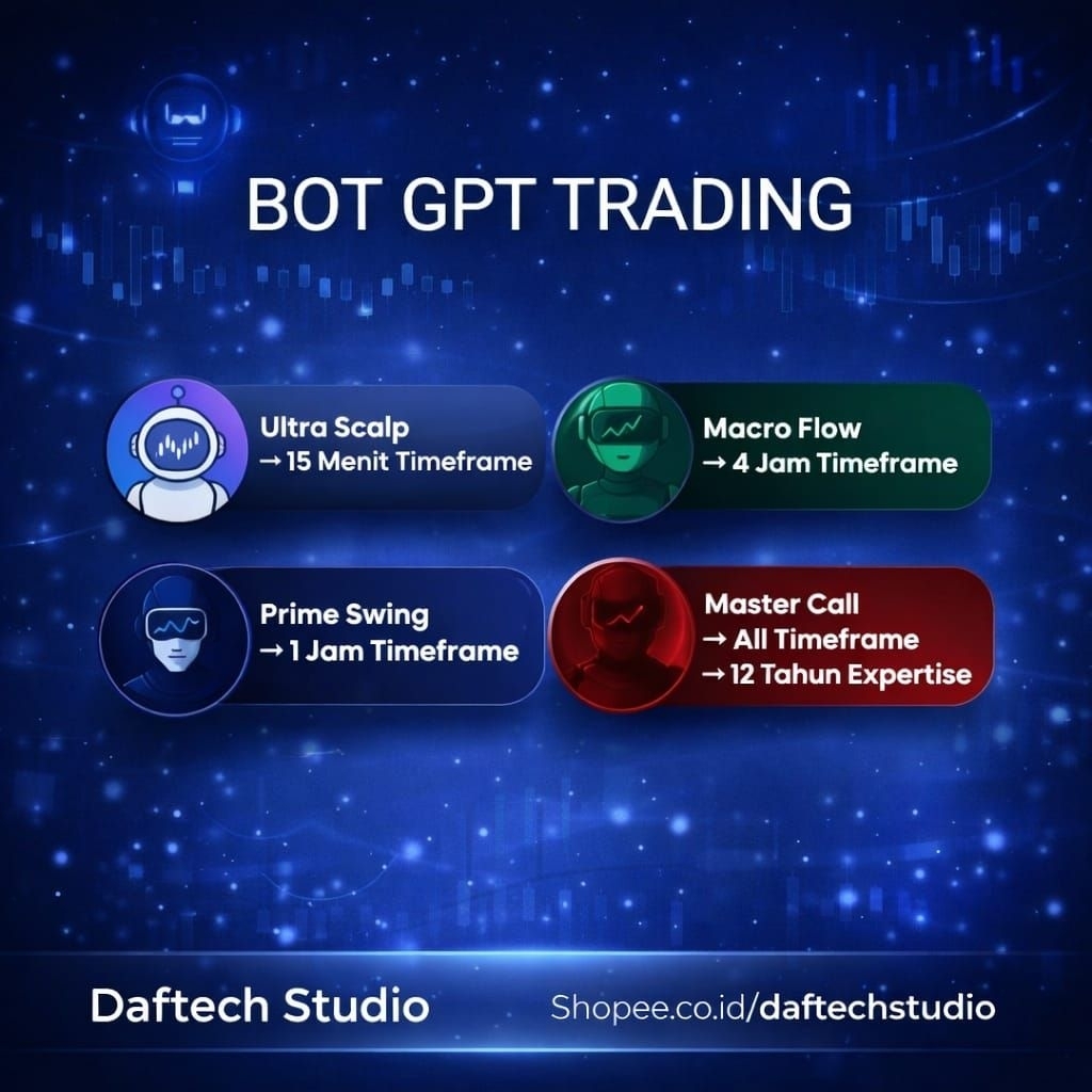 ( LIFETIME ACCESS ) [GROUP TELE] BOT GPT Trading Analysis - Trading Crypto dan Saham Lebih Akurat (F