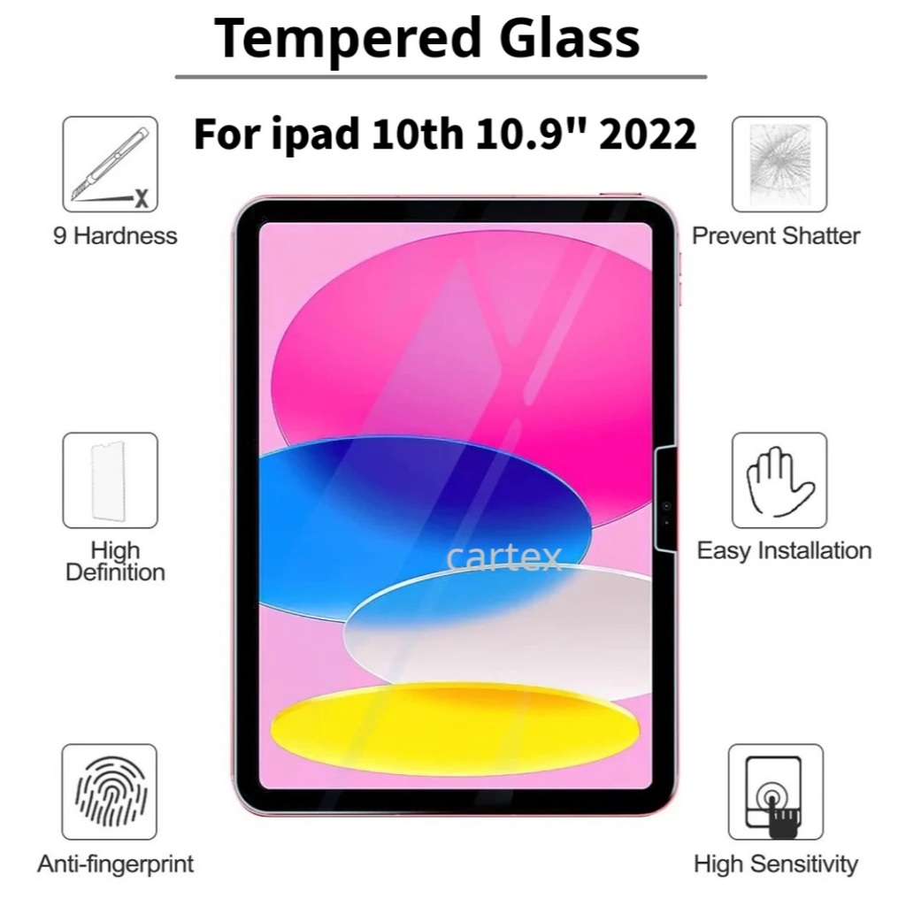 Antigores ipad Gen 10 2022 10.9"inch\ anti gores ipad gen 10 / tempered glass ipad gen 10 / ipad gen