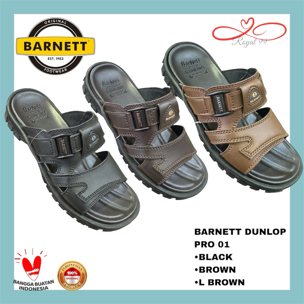 Sandal Barnett Dunlop Pro 01 02 Sandal Pria Barnett Slop