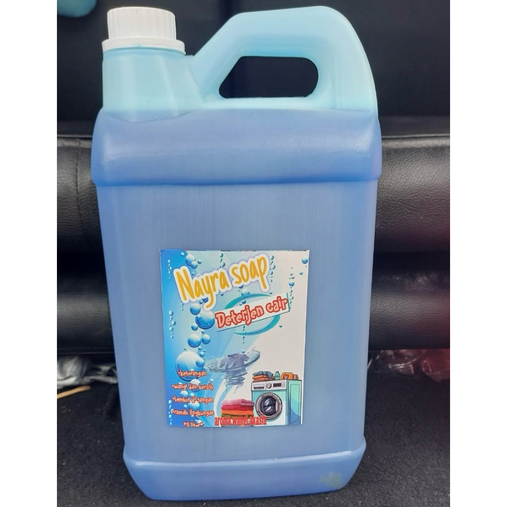 Nayra Soap Sabun Deterjen Cair - Aroma Akasia 5 Liter