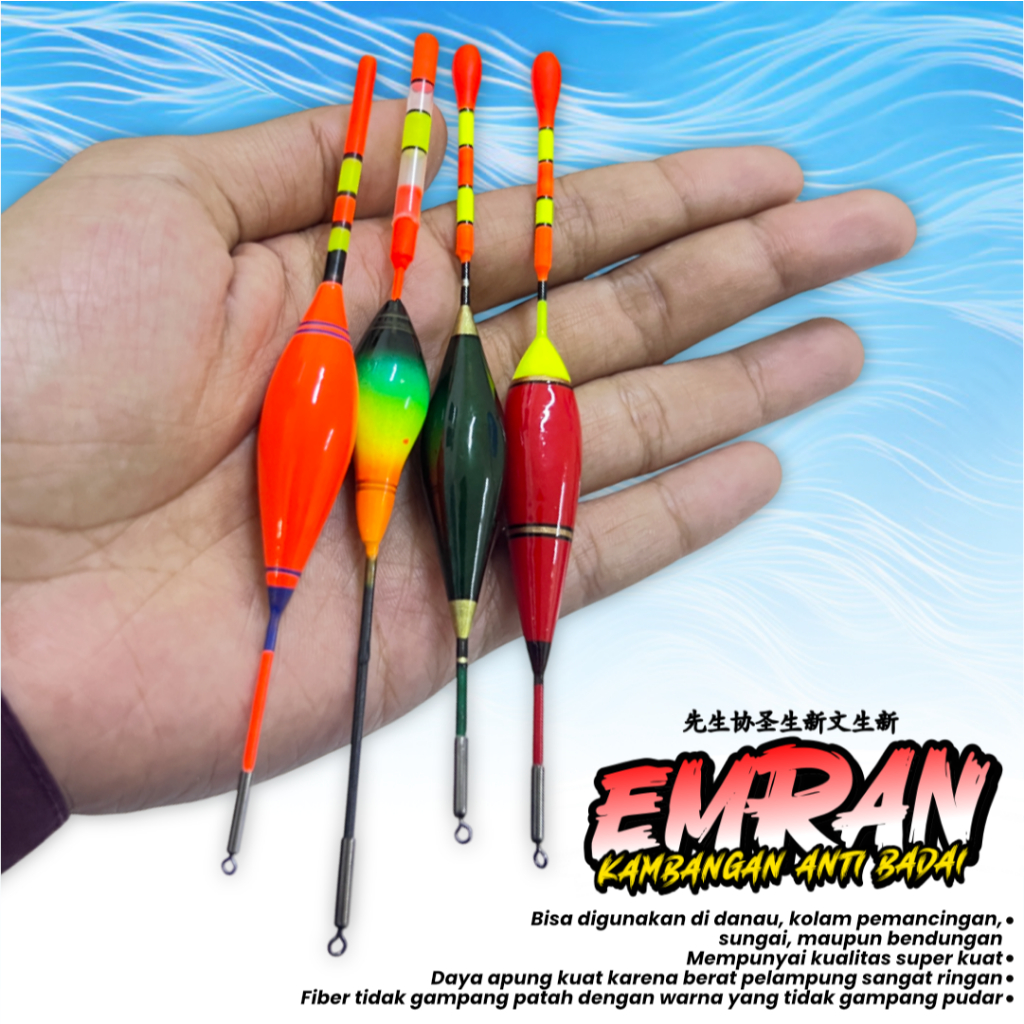 Pelampung Pancing Kambangan Anti Badai Emran