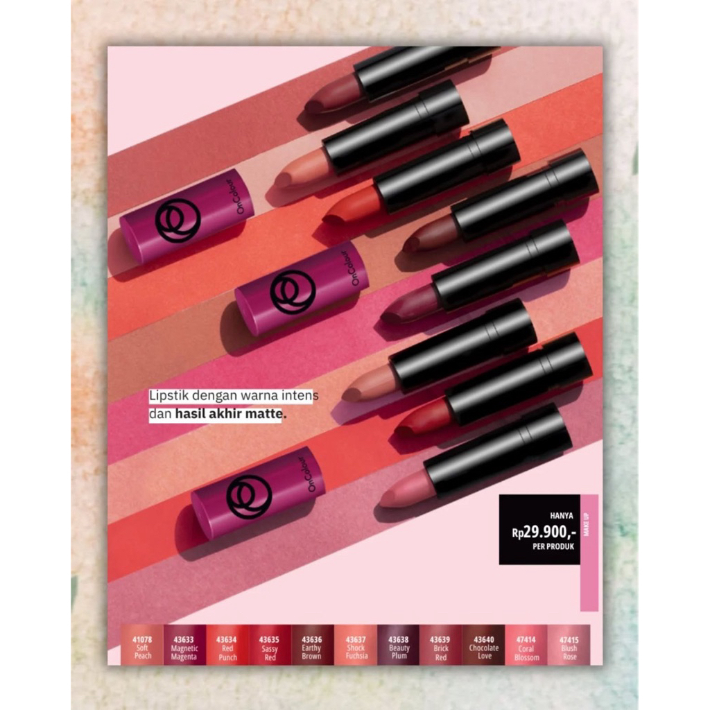 Oncolour matte lipstick