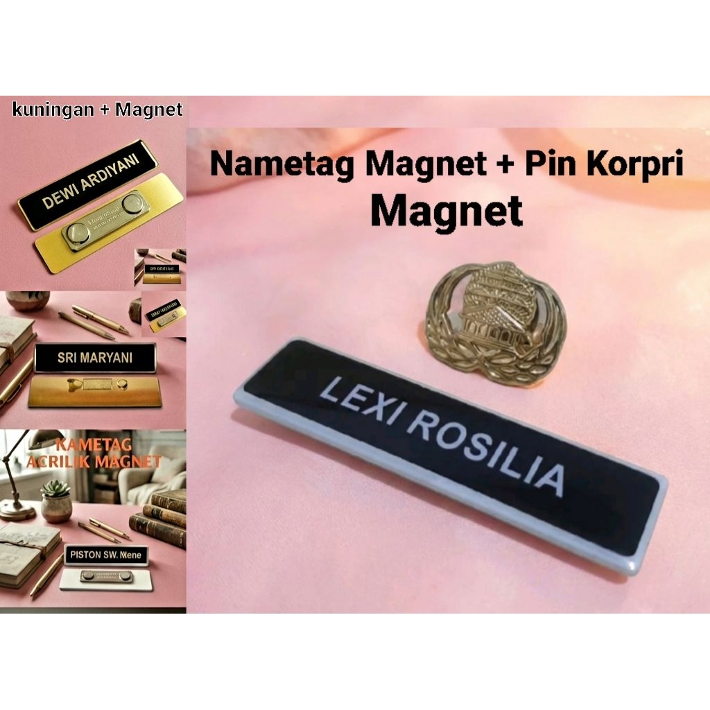 Paket Nametag Magnet ASN/PNS