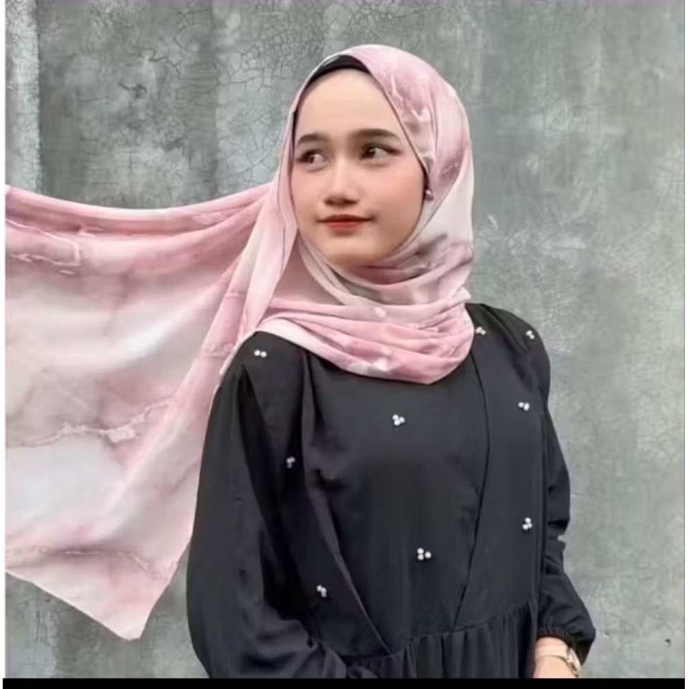 pashmina motif printing cerutyBabydoll premiumHijab