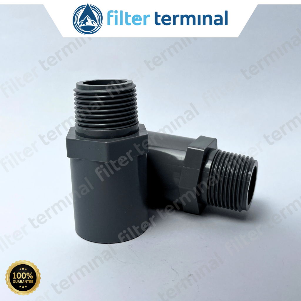 Sok Drat Luar 3/4 x Pipa 3/4 - Sok Drat Luar 3/4" x Pipa PVC 3/4" - Fitting Pipa PVC Drat 3/4 - Pipa