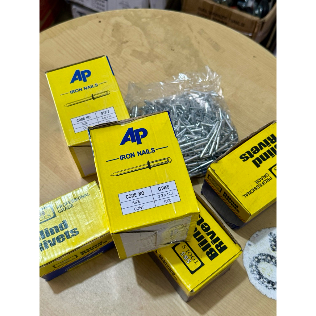 PAKU RIVET 450 550 429/ Paku Tembak / Paku Keling Silver