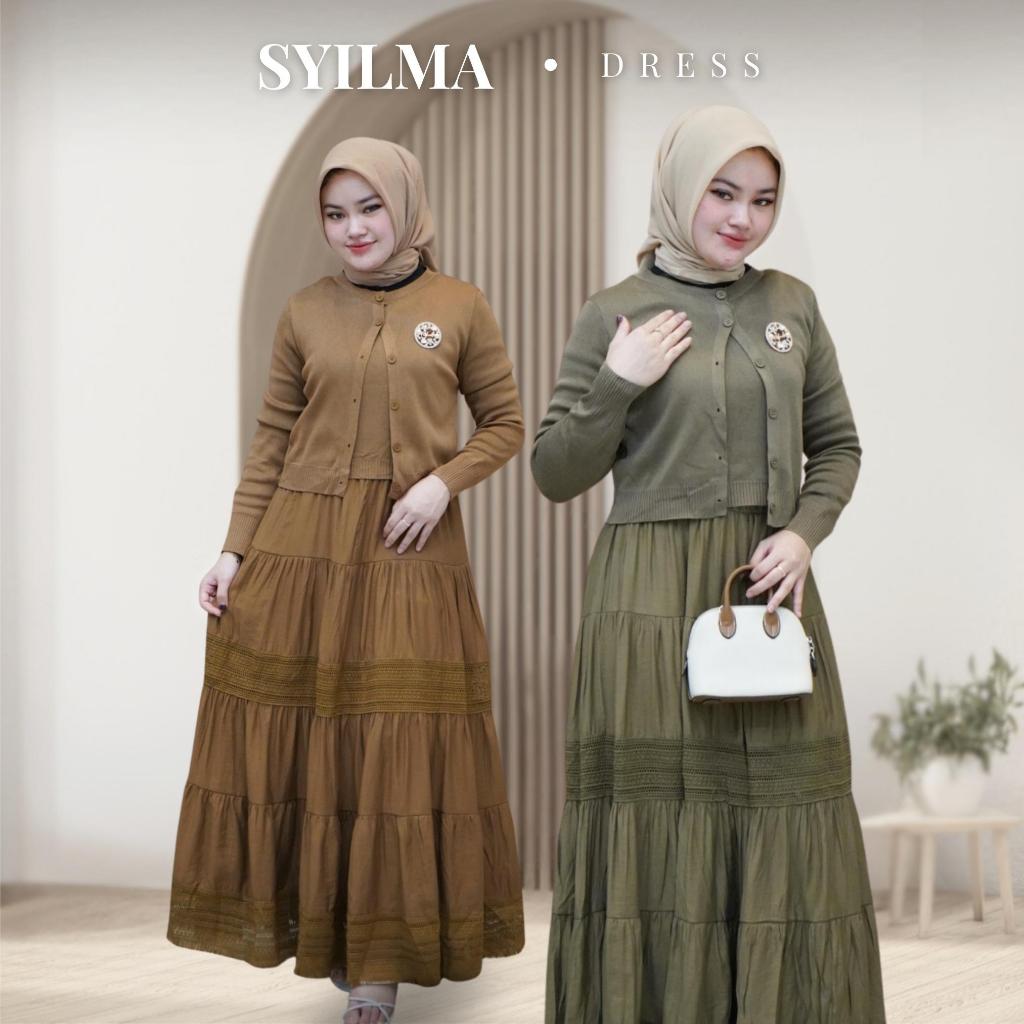 Syilma Dress - Gamis Rompi - Muslim Wanita